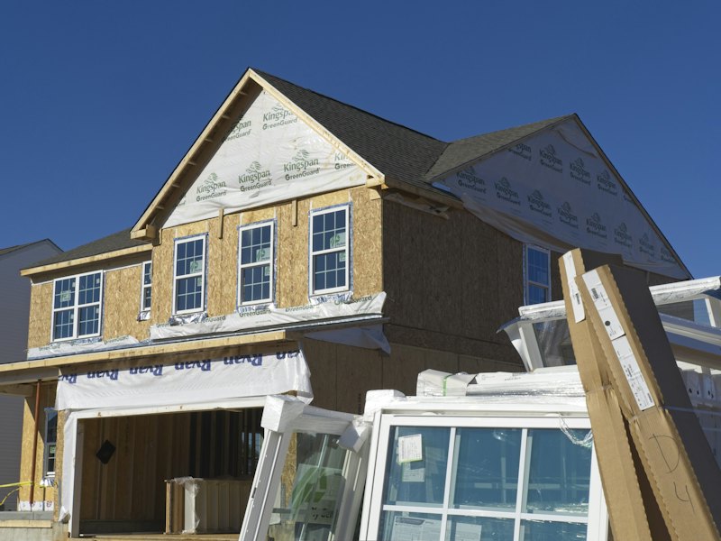 New home under construction